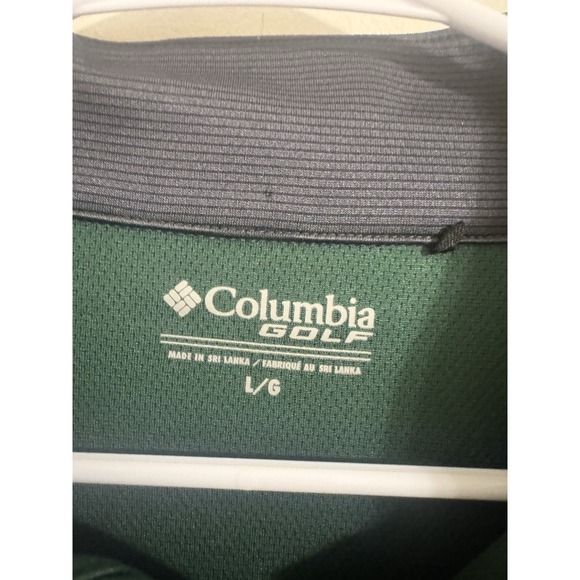Columbia Golf Men Large Quarter-Zip Pullover Green USF Bulls - Picture 6 of 6